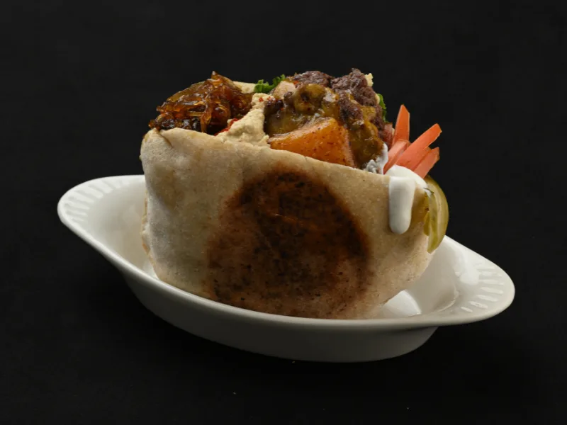 Pita Kefta Cheddar