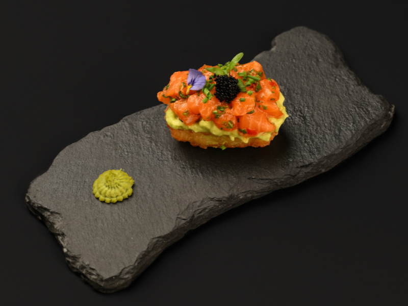 Crispy Rice Saumon