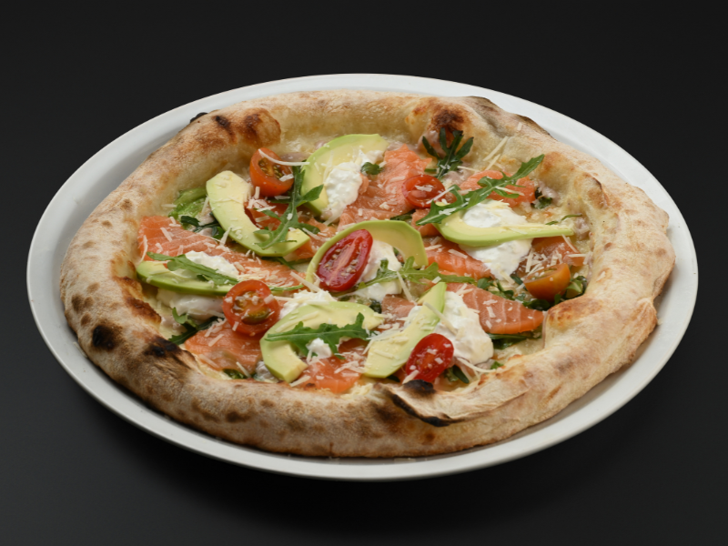 Pizza Salmone — Umami, livré à Casablanca